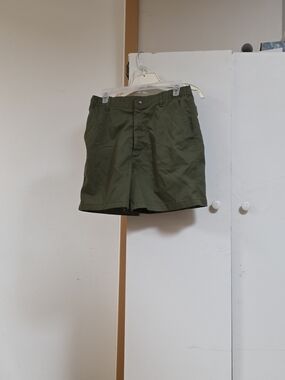 Olive Green Cargo Shorts